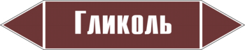 Маркировка трубопровода "гликоль" (пленка, 126х26 мм) - Маркировка трубопроводов - Маркировки трубопроводов "ЖИДКОСТЬ" - Магазин охраны труда ohranatruda-shop.ru